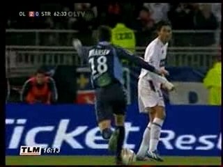 Lyon - Strasbourg , Parade Vercoutre