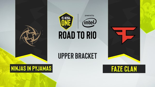 CSGO - FaZe Clan vs. Ninjas in Pyjamas [Mirage] Map 2 - ESL One Road to Rio - Upper Bracket - EU