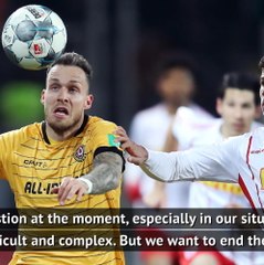 Quarantined Dresden insist they want to play out the season