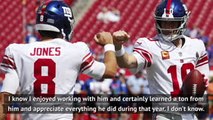 I enjoyed working with Manning, even if it was awkward at times - Giants QB Jones