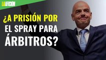 El spray para árbitros podría llevar a prisión al presidente de la FIFA