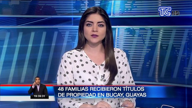 Vicepresidente Sonnenholzner entregó casi 50 títulos de propiedad en Bucay, Guayas