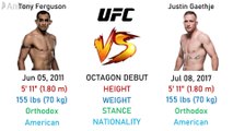 Tony Ferguson Vs Justin Gaethje Comparison (MMA RECORDS, Knockouts, Net Worth, Matches)