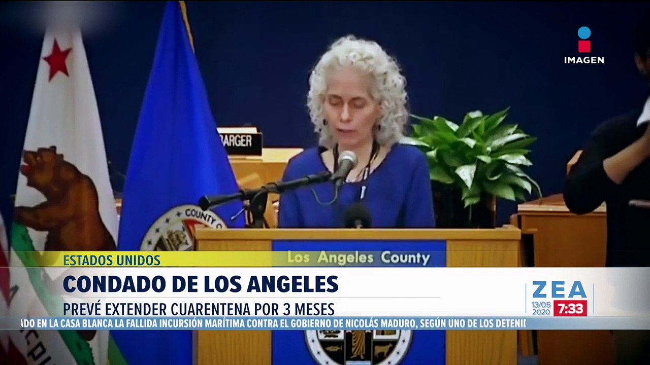 Condado de Los Ángeles prevé extender cuarentena por tres meses más