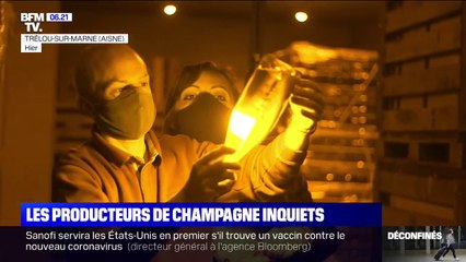 Les producteurs de champagne s'inquiètent de l'impact du coronavirus sur leur activité