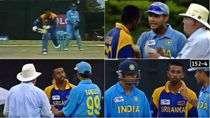 ஏமாற்ற பார்த்த இலங்கை வீரர்... பொங்கி எழுந்த கங்குலி
