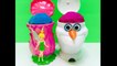 Disney On Ice Souvenir Olaf and Tinkerbell Slushie Cups Play-Doh Easter Egg Surprise Opening