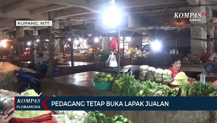 Pasien Covid-19 NTT Meninggal, Pasar Kasih Sepi