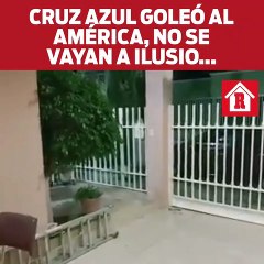 Cruz Azul goléo al América, no se vayan a ilusio...
