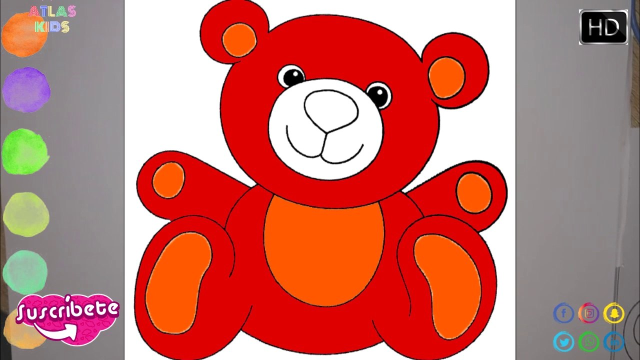 Cómo dibujar un Osito de Peluche Paso a Paso How to draw a Teddy Bear Step by Step