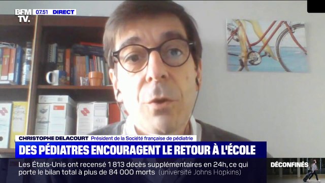 Christophe Delacourt (président de la Société française de pédiatrie): Tout est réuni pour avoir un retour à l'école qui respecte l'enfant