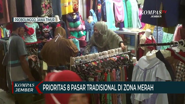 Rapid Test Massal Pedagang Pasar Tradisional di Probolinggo