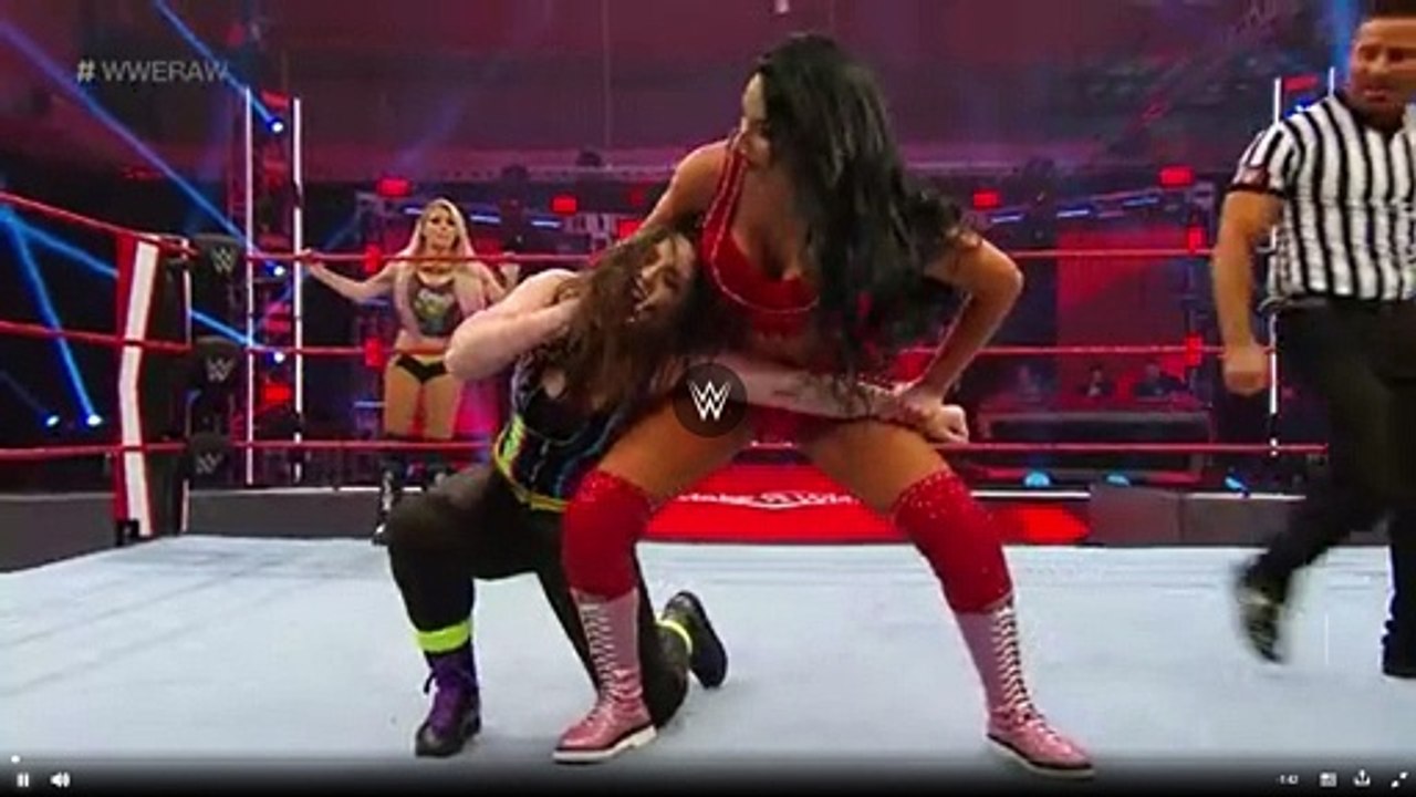 Alexa Bliss & Nikki Cross vs. The IIconics_ Raw, May 11, 2020 2