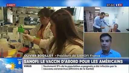 Coronavirus - Les USA prioritaires pour un vaccin - SANOFI France s'explique : "L'Europe est moins bien organisée, j'espère qu'elle va en tirer les leçons"