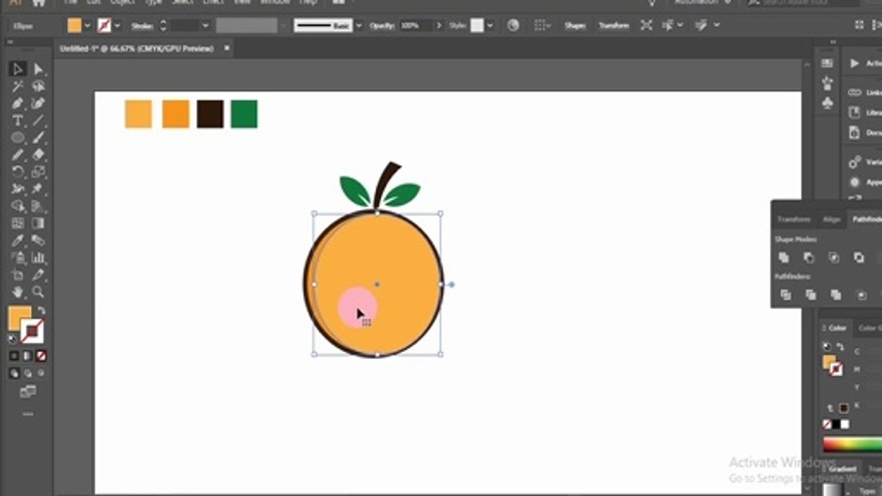 orange vector