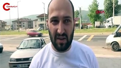 Büyük dikkatsizlik! Kamyonun yanından geçerken kayda başladı