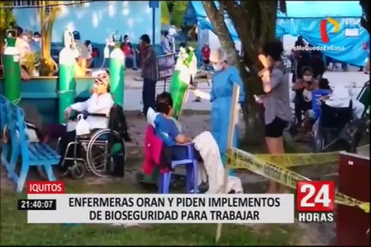 Profesionales sanitarios de diversas partes del país protestaron ante falta de equipos de protección