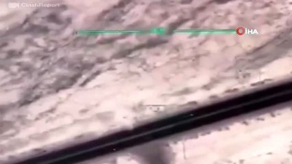 - Hafter milislerine ait lojistik araçların etkisiz hale getirildiği görüntüler yayınlandı