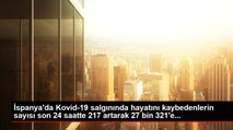 İspanya'da Kovid-19 salgınında hayatını kaybedenlerin sayısı son 24 saatte 217 artarak 27 bin 321'e...