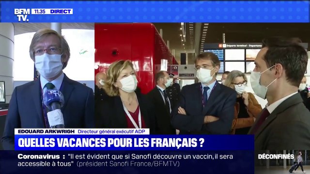 Masques, prise de température ... Edouard Arkwrigh, directeur d'ADP veut redonner confiance et inviter à retourner dans les aéroports