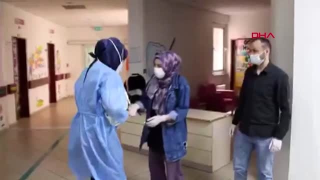 KOCAELİ 23 günlük bebek koronavirüsü yendi