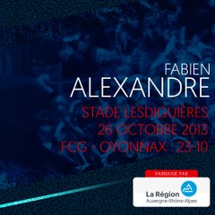 L'essai de Fabien Alexandre contre Oyonnax en 2013