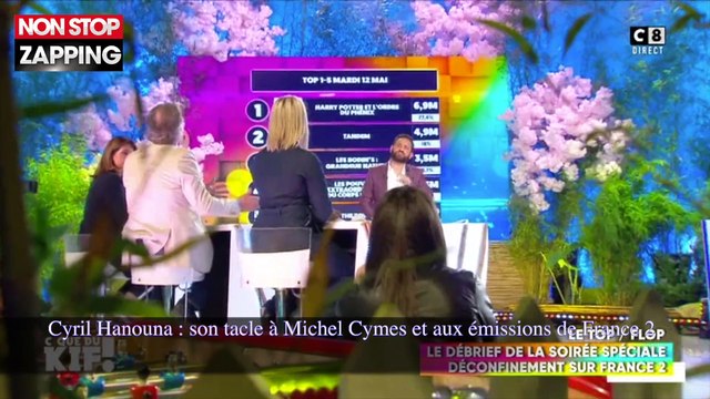 Cyril Hanouna : son tacle à Michel Cymes et aux émissions de France 2 (vidéo)