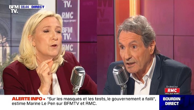 Marine Le Pen : Il y a des médecins qui ont raconté n'importe quoi comme Michel Cymes