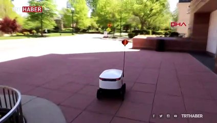 ABD'de yemek servislerini kurye robotlar yapıyor