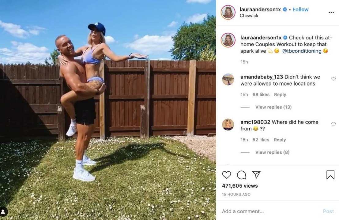 Laura Anderson goes public with new boyfriend Tom Brazier