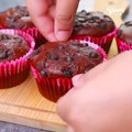 Chocolate Banana Muffin _ Eggless & Without Oven _ Yummy