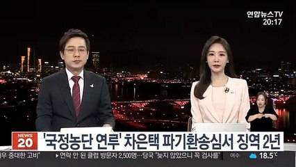 '국정농단 연루' 차은택 파기환송심서 징역 2년