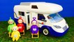 TELETUBBIES Toys Camping In Playmobil Motorhome Van-