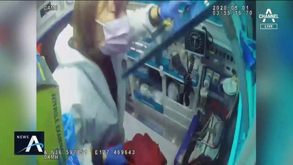 구급차에서 출산의 기적…방호복 입고 도운 대원들