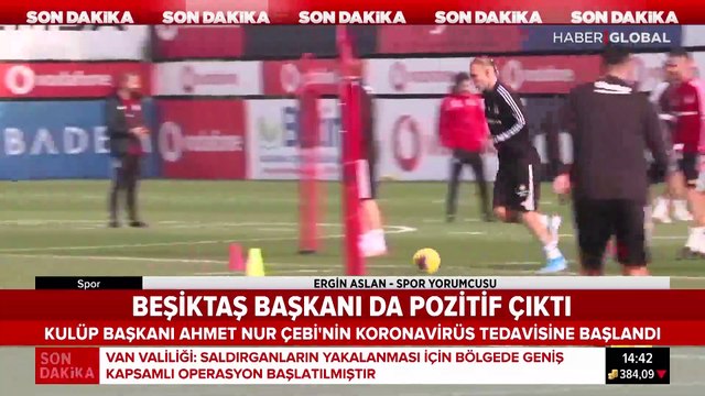 Beşiktaş Başkanı Ahmet Nur Çebi'nin koronavirüs testi pozitif çıktı