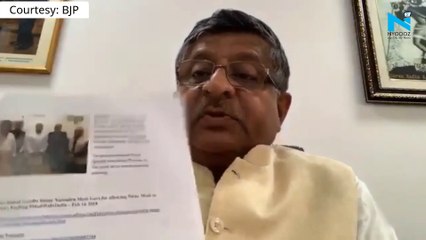 Congress trying to save Nirav Modi: Union Minister Ravi Shankar Prasad