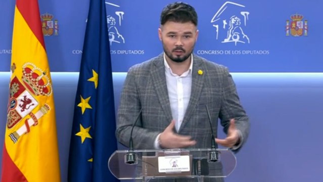 Rufián echa en falta a la Policía en las manifestaciones de pijos