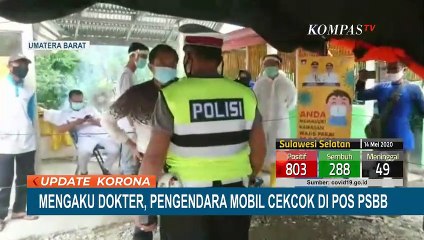 Tak Bisa Tunjukkan Surat Tugas, Seorang Pengendara yang Mengaku Sebagai Dokter Ini Mengamuk