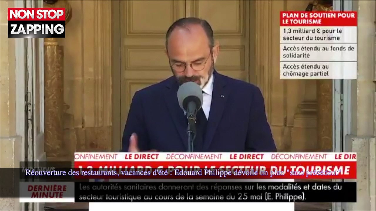Réouverture des restaurants, vacances d'été : Edouard Philippe dévoile un plan "sans précédent" (vidéo)