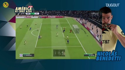 Club América’s game vs Cruz Azul in the eLiga MX