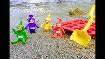 TELETUBBIES TOYS On The Beach Making Sand Hearts-
