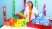 Ryan learns Easy DIY Science Experiment for Kids with how to make a homemade Volcano
