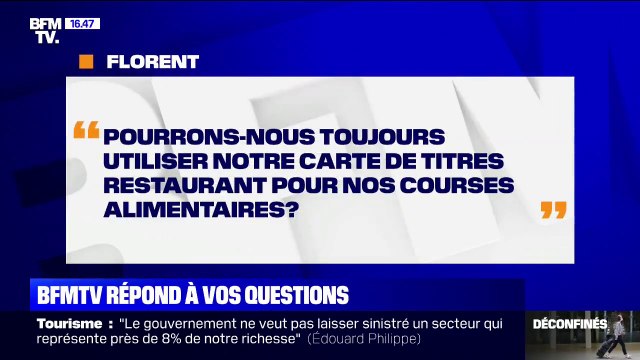 Pourra-t-on toujours utiliser nos titres restaurant pour faire des courses? BFMTV répond à vos questions