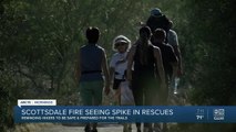 More hikers on trails leading to more rescues