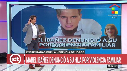 Mabel, la madre del diseñador Jorge Ibañez, denunció a su hija por violencia familiar