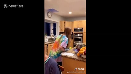 US family goes viral on TikTok for 'Survivor'-style challenge over dishes