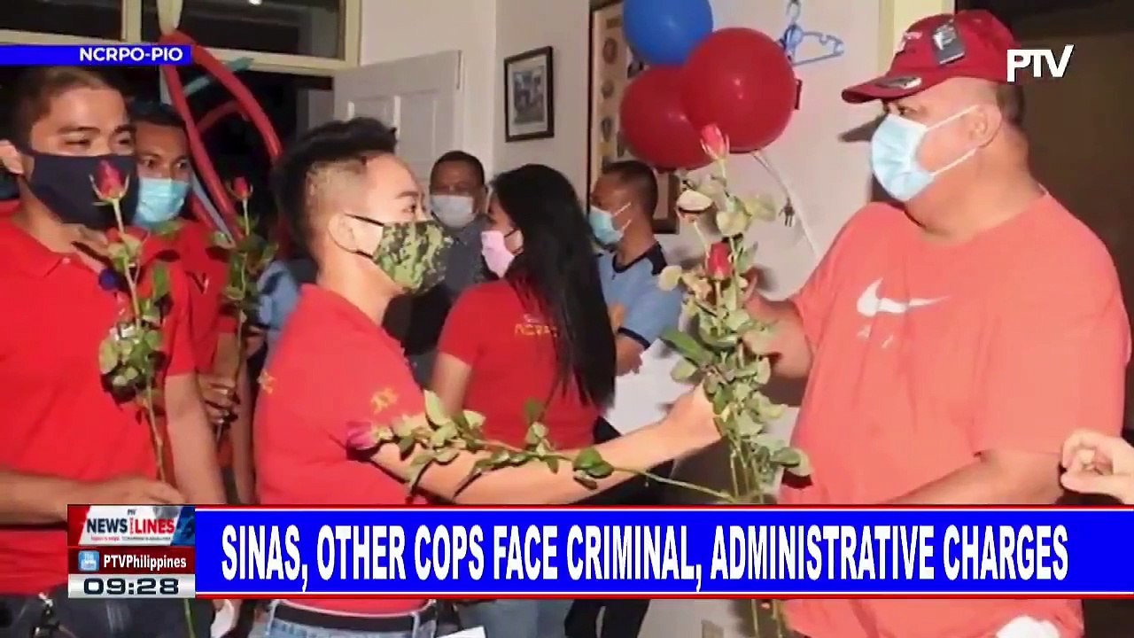 Sinas, other cops face criminal, administrative charges; Banac: PNP-IAS to file raps vs Sinas