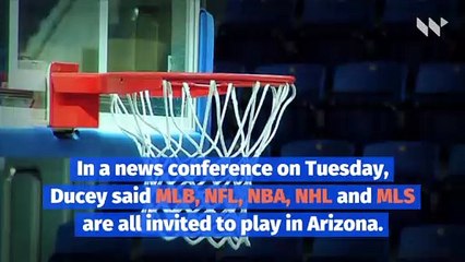 Arizona to Resume Pro Sports Without Fans