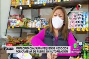 Lince: Municipio clausura pequeños negocios por cambiar de rubro sin autorización