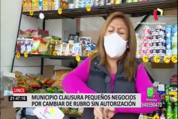 Lince: Municipio clausura pequeños negocios por cambiar de rubro sin autorización